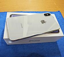 Новый iPhone X/10 64 Silver + EarPods + защ. стекло / ОБМЕН НА XS GOLD