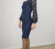 Vând rochie Noua. Material Dantela. Culoare albastru. Mărimea S.