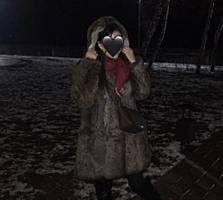 Натуральная шуба из кролика