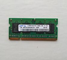 Оперативна память для ноутбука Samsung SoDimm DDR2 512mB PC5300