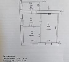 Балка, 4/5, две комнаты с прихожей в общежитии коридорного типа.