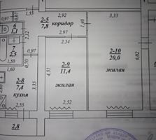 2-комн. кв., 2/5 этаж, ул. Комсомольская д. 21, Центр