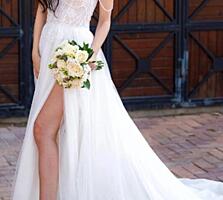 Свадебное платье в греческом стиле! Надето один раз, не венчанное.