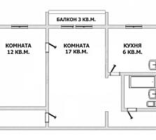 Ул Nicolae Dimo д 9/1.3/5 2-комнатная квартира, 47 м², Рышкановка,