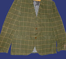 Крутой стильный льняной пиджак унисекс next italian fabric