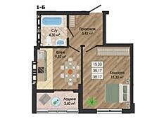 Продам 1-но комнатную квартиру общей площадью 38 м2 в новом ЖК ...