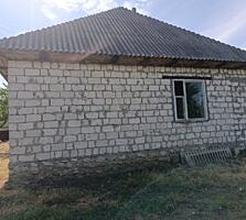 Продаём Дом Недострой в селе Бык - 7 Км от Кишинёва= 3 комнаты - кух