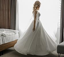 Продам жемчужное свадебное платье