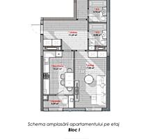 Vă propunem spre vânzare apartament cu două odăi și living în ...