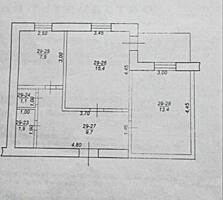 2-х комнатная квартира 5/5. Григориополь, поселок Карманово