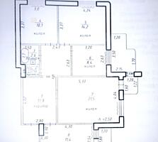 Четырехкомнатная квартира 91 м. 2., ул. Вальченко 3, 5 эт. /19 26000$.