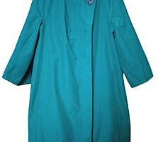 Стильное, элегантное, пальто, плащ, зеленое