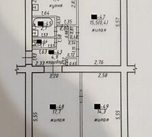 Продам 3-х комнатную квартиру в центре.