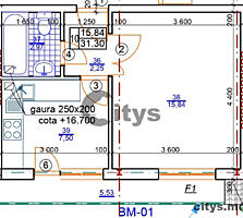 Apartament - 31 m² , Chisinau