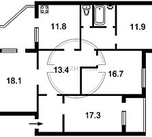 Продается 4-х к. кв. по ул. Елены Пчелки 2б, 115/65/12 кв. м, 16/22 ..