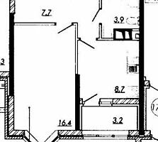 Продам квартиру 40 кв. м., 17/17, новый дом, жк Реал Парк.