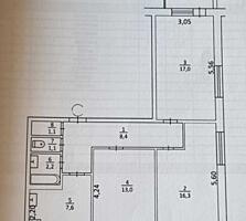 продаж 3-к квартира Київ, Дніпровський, 64000 $