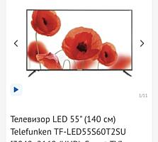 Продам ТВ на запчасти TELEFUNKEN (TF-LED55S60T2SU)