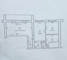 Срочно 2-комнатная с большой кухней в Слободзее на молдавской части