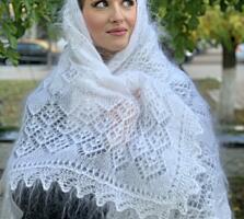 Оренбургские платки из нежного козьего пуха!!!