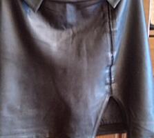 Кожаная юбка