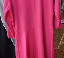 Яркое стильное платье джерси, большой размер