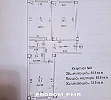 Продается 2-комнатная квартира в новостройке!