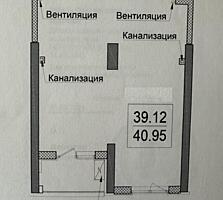 Продам квартиру 40.95 кв. м., 5/26, новый дом, жк Посейдон.