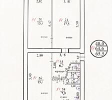 Продаю 3-кв 1 эт 65 м² (можно пристроить 36 м²) в сердце Рыбницы