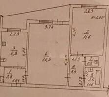 2 ком квартира на Таирова 53 м Капитальный ремонт