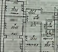 3-х комнатная квартира в сером варианте с отличной планировкой, 81,7м2