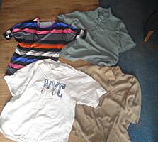 Продам б/у рубашки, футболки, пуховик, свитера. Возможна доставка.