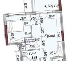 1к Пространство на Маячном/ Маячный пер. Переуступка.