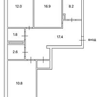Квартира от собственника 3к. Первомайск. Котельцовый дом 1991 года.