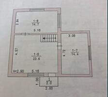 Продам двухэтажный дом 140 кв. м., Новая Долина.