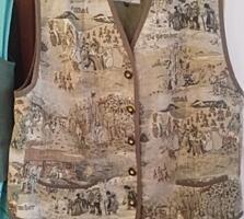 Новый женский жилет немецкий 48р-р, (52) на подкладе.