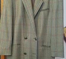 Б/у демисезонный жакет -полупальто двубортный, немецкий 42р-р (48).