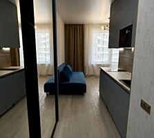 Продам стильную студию с большим балконом в ЖК Атмосфера Аркадия