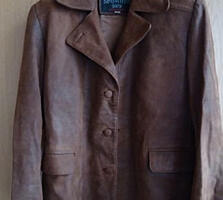 Пиджак куртка кожаная Новая р. 46-48