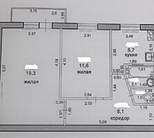 Продам 2-х ком. кв. 4/5 Ленинский г. Бендеры под ремонт.