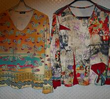 Продам три трикотажные блузки размер 46-48 по 60 лей