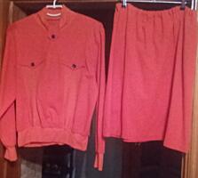 Новый спортивный костюм батник+ юбка, М р-р.