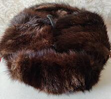 Продам норковую шапку-ушанку.
