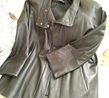 Кожаная женская куртка (54 р)