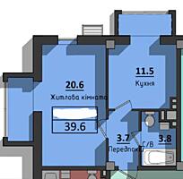 31992. В продаже однокомнатная квартира в жилом ...