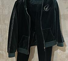 Костюм велюровый утепленный