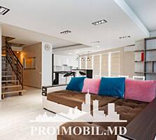 Vă propunem spre vânzare acest penthouse în 2 nivele cu 3 camere și ..