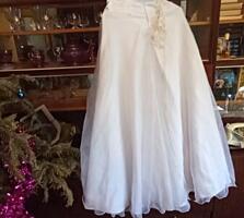 Элегантное свад. платье из 3-х аксессуаров расшитая бисером!