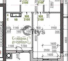 Apartament - 42  m²  , Chisinau