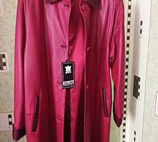 Плащ кожаный Yuno